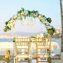 Ceremonia con vista al mar